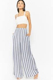 Black And White Striped Pants Forever 21 Product Name Striped Palazzo Pants Category Clearance Zero Price 28 Striped Palazzo Pants Blue And White Trousers Wide Leg Pants Pattern