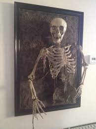 Skeleton Coming Out Of Frame Walgreens Skeleton Michaels Poster Scary Halloween Decorations Outdoor Cheap Halloween Decorations Creepy Halloween Decorations