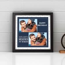 Realization is what best explains this phase. My Husband Is A Hero Personalized Birthday Photo Frame