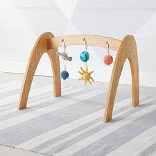wee workout baby gym natural crate and barrel wooden baby gym baby gym kids wooden toys