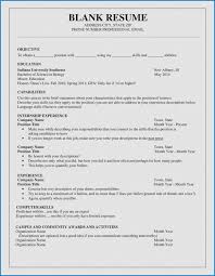 101 free printable resume templates that can be edited with word. Free Printable Blank Resume Template Templateral