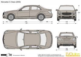 Vector Drawing Mercedes Benz C Class Sedan W204 Benz C Mercedes Benz Benz