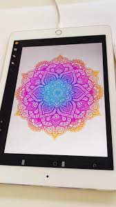 Illustrate your own version of a hand and submit the work as a deviation to get a new profile badge. Digital Mandala Artwork Video Mandala Drawing Mandala Art Lesson Line Art Drawings