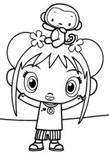 Ni hao kai lan new coloring pages for kids colors game cartoons. Ni Hao Kai Lan Coloring Page