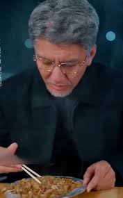 Sable Green and His Wife Sylvia Lynn Noodle Shop Chinese Movie