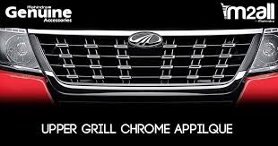 Xuv500 Upper Grille Chrome Applique M2all Chrome Car Accessories Grilling