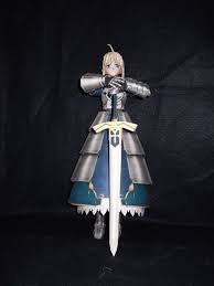 Click To Buy 3d Paper Model Fate Stay Night Saber Paper Craft Affiliate Fate Stay Night Stay Night Paper Crafts