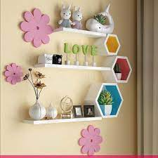 Wood wall shelves can provide a classic look to your living room, bedroom or dining room. New Living Room Household Flower Shelf Multi Storey Interior Special Price Provincial Space Balcony Decora Wall Decor Bedroom Wall Hanging Shelves Wall Shelves