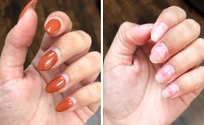 With a metal cuticle pusher, gently push the polish off your nails, pushing from your cuticles. The Diy Guide To Removing Gel Dip And Acrylic Nails Without Damage Beautylish