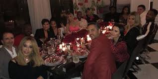 The modern, yet comfortable eating area is perfect for when the entire family comes over for special occasions. Inside Kris Jenner Corey Gamble S Valentine S Day Party See The Pics