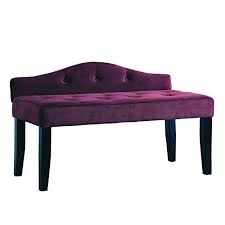 Alipaz Purple Finish Flax Fabric Bedroom Bench Small 24 Https Www Amazon Com Dp B01eir70jo Ref Cm Sw R P Fabric Bench Furniture Of America Bedroom Bench