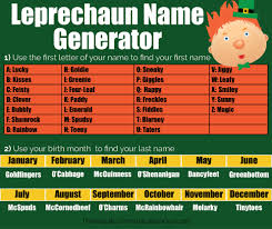leprechaun name generator what s your