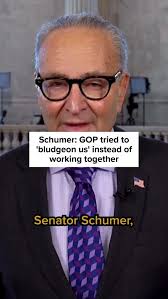 The government shut down at midnight. Speaker Johnson now says he’ll meet  with Democrats. On #MorningJoe, @senschumer called out Republicans for  thinking “they could bludgeon us without even one bit ...