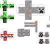 Download skin basteln for game minecraft, in format 64x32 and model steve. 1