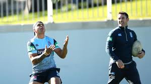 Latrell mitchell's fingerprints were all over the first half of origin ii, with the star racing away to score an incredible intercept try. Nrl 2021 Latrell Mitchell Talks About Origin Hopes After Nrl Ban South Sydney Rabbitohs State Of Origin Troops Nsw Blues Coach Brad Fittler Sportsbeezer