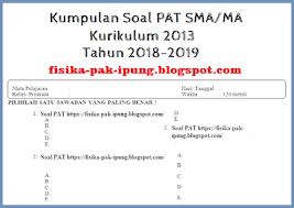 Anda sedang mencari soal fisika? Contoh Soal Fisika Kelas 10 Semester 2 Kurikulum 2013 Revisi