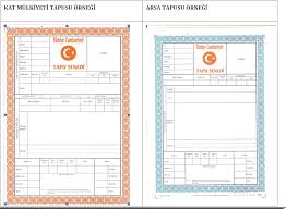 Arsa tapusunda başlamış bir inşaattan söz edilmez. Tapu Belge Cesitleri