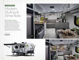 This 20' 2 travel trailer has slides and can sleep 3 people. 2020 Forest River Flagstaff E Pro Brochure Download Rv Brochures