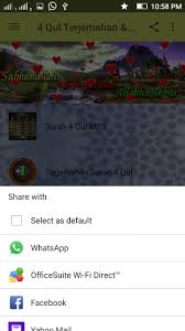 1) baca setiap kali lepas solat (1 kali) 2) baca setiap pagi dan petang (3 kali) 3) baca setiap kali sebelum tidur (3 kali) dan sapu muka dan badan. 4 Qul Terjemahan Fadhilatnya For Android Apk Download