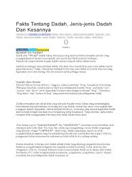 Beberapa jenis dadah yang popular pada masa kini dalam masyarakat adalah seperti berikut : Jenis Dadah Dan Kesan