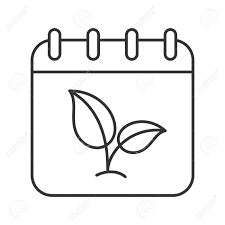 Performance con ataúdes en el día mundial del medio ambiente, en barcelona. Icono Lineal Del Dia Mundial Del Medio Ambiente Ilustracion De Linea Delgada Pagina De Calendario Con Simbolo De Contorno De Planta Dibujo De Contorno Aislado Del Vector Ilustraciones Vectoriales Clip Art Vectorizado