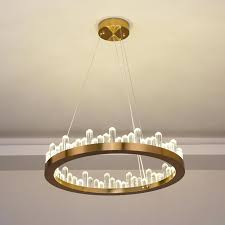 Fine art like ring chandelier on smart home, has many benefits both with regards to the wellness, reflection, and spiritual. Ultra Modern Led Crystal Ring Pendant 15 75 23 62 Diameter 1 Light 50 76w K9 Crystal Halo Led Chandelier In Gold Height Adjustable Warm White Beautifulhalo Com