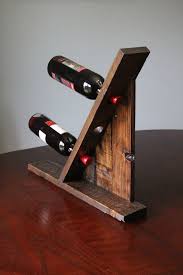 Table Top Reclaimed Pallet Wood Furniture Wine Rack In 2020 Wood Pallet Furniture Wood Pallets Table Top Wine Rack