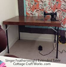 Singer Featherweight Card Table 42 Inch Extended 221 301 Singer Sewing Machine Vintage Sewing Machine Tables Sewing Room Inspiration