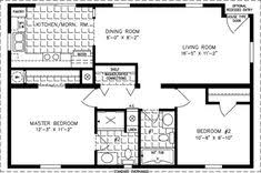 The cm2562l (champion) model delivers 747 square feet of living space and ranks among the average size and cost options. 63 2 Bedroom Floor Plans Ideas Manufactured Homes Floor Plans Manufactured Home 2 Bedroom Floor Plans