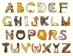 Cat Alphabet Alphabet Art Lettering Alphabet Scrapbook Fonts