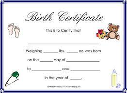 Get started with the professional certificate maker by choosing from our free printable certificate templates that will make your creation process quick and. Fake Birth Certificate Birth Certificate Template Fake Birth Certificate Birth Certificate Form