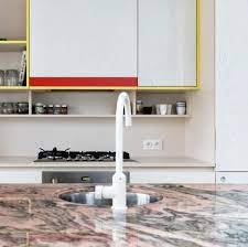 Cambria torquay counter top (quartz) a nice approximation to carrara marble (and much more practical!) 30 Best Kitchen Countertops Design Ideas Types Of Kitchen Counters