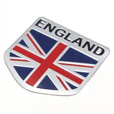 George's cross (usually seen as a flag), the red rose and the three lions crest (usually seen as a badge). Car 3d Gb England Uk Flag Union Jack Shield Emblem Badge Decals Decor Sticker Car Stickers Aliexpress