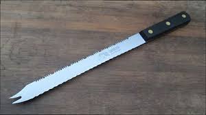 Rare Vintage Sabatier Lion Chef S Serrated Frozen Food Knife Made In France Frozen Food Sabatier Knife Making