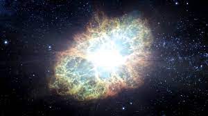 It appears to get brighter because that fireball is getting bigger and bigger. Crab Supernova Explosion 1080p Youtube