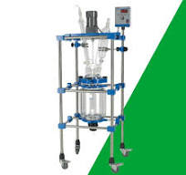 50L Glass Reactor Double Layer Glass Reaction Vessel ...
