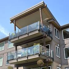 The customary posted glass balcony system that uses 10mm of toughened glass costs around $460 to $510 per stainless steel linear meter. Balcony Glass Design Price Novocom Top