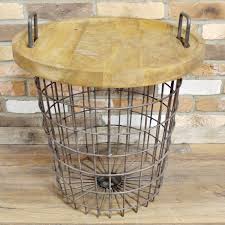 Pemberly row coffee table with three foldable baskets in espresso by pemberly row. Storage Basket Side Table With Wood Top Multipurpose Side Table Buy Cheap Side Tables Coffee Table With Baskets Underneath Target Mirror Side Table Product On Alibaba Com