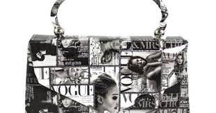 Girly Handbags Womens Newspaper Magazine Print Clutch Bag Handle Elegant Retro Vintage Shoulder Fashion Designer Casual Girl Women Handbags Bags Printed Clutch