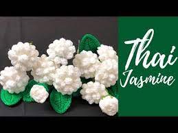 Beautiful And Lovely Thai Jasmines We Have For You Today To Crochet With Free And Clearly Expla Crochet Flower Tutorial Crochet Flowers Crochet Flower Patterns