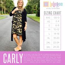 Use This Sizing Chart To Help You Find Your Carly Size