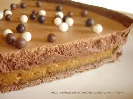 Tarte Au Chocolat Au Lait Et Au Caramel Les Delices D Helene Tarte Au Chocolat Recette Tarte Chocolat Gateaux Et Desserts