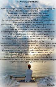 The Grief Toolbox Grief Poems Grief Quotes Always On My Mind