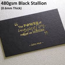 This is unique as most standard cards are white and printed with black ink to appear black. 325gsm 650gsm Black Card Selections My Fancy Cards