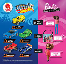 We will seek owner/operator input on the right ways to invest but will end the happy meal rent & service fee subsidy on january 1, 2021. Mcdonald S Happy Meal Malaysia April Hot Wheels And Barbie Fashionistas Kids Time