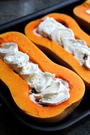 Butternut Farcie Lardons Et Chevre Recette Facile Recette Recettes De Cuisine Recette Facile Cuisine