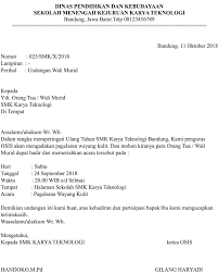 Hasil gambar untuk surat undangan setengah resmi undangan surat bahasa inggris. Download Contoh Surat Undangan Rapat Tentang Evaluasi Omset Akhir