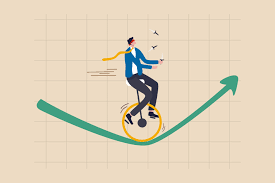Business insurance is a broad category of insurance coverages designed for businesses. Investment Risk Insurance Business Opportunity To Grow Up In Economic Crisis Concept Confidence Investor Businessman Blindfold And Juggling Knifes Riding Unicycle One Wheel On Green Rising Up Graph 2167316 Vector Art At