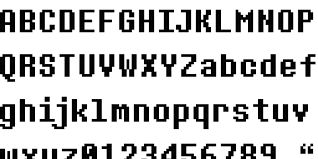 Every font is free to download! 8bitoperator Jve Undertale Dialogue Font Fontstruct