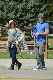The husband of jennifer love hewitt his name is the october born celebrity is 38 decades old along with brian hallisay. Pregnant Jennifer Love Hewitt Exposes Lacy Bra Straps In Tiny Tank For Family Outing 12 Baby Bumpin Pics